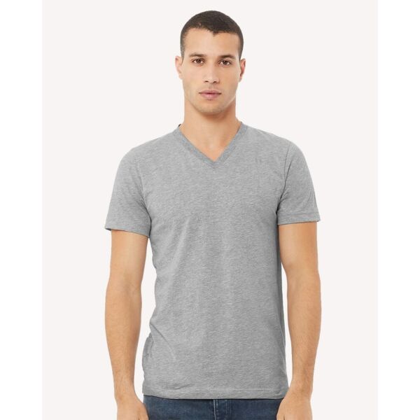 Unisex Heather CVC V-Neck Tee Vignette