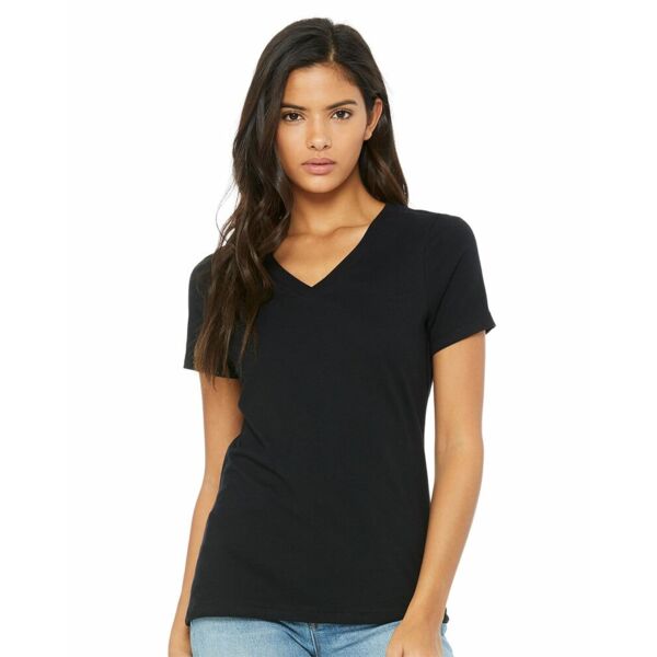 Women’s Relaxed Jersey V-Neck Tee Vignette