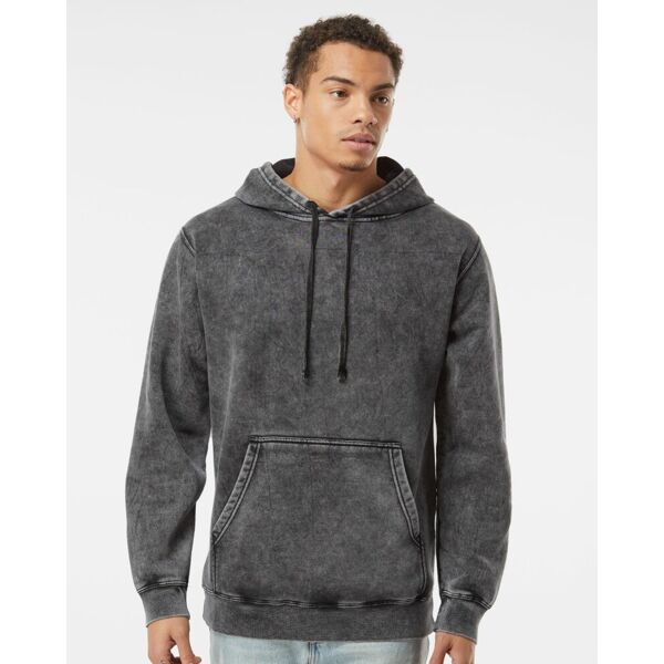 Unisex Midweight Mineral Wash Hooded Sweatshirt Vignette
