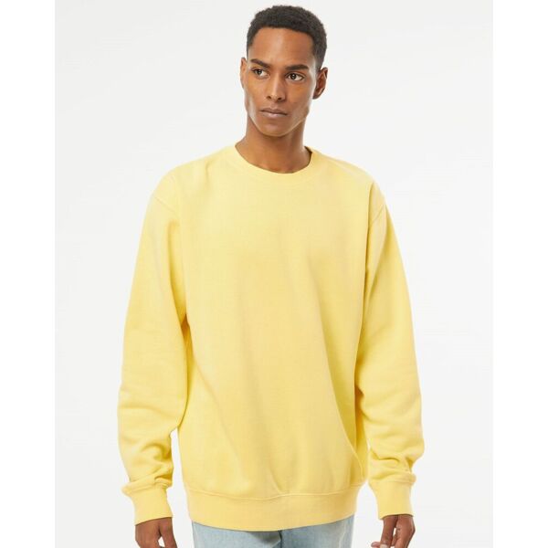 Unisex Midweight Pigment-Dyed Crewneck Sweatshirt Vignette