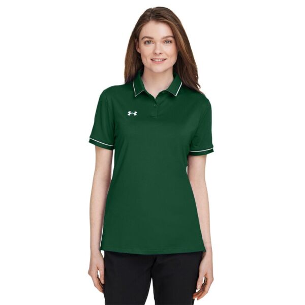 Women's Tipped Teams Performance Polo Vignette