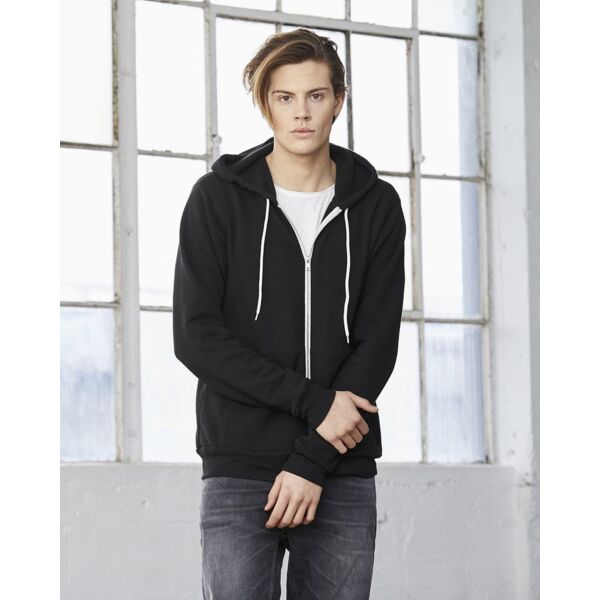 Unisex Sponge Fleece Full-Zip Hoodie Sweatshirt Vignette